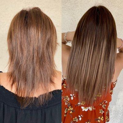 Weft Extentions  by Christina (562)328 6992 Instagram: christina_r.i