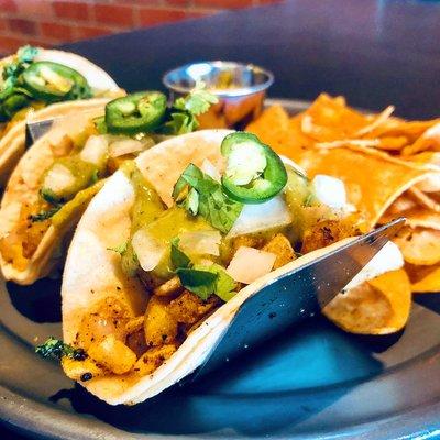 Plant-Based Potato Street Style Tacos