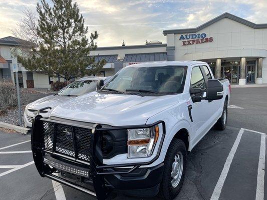 2022 Ford F-150 Custom radio install and a new back up camera