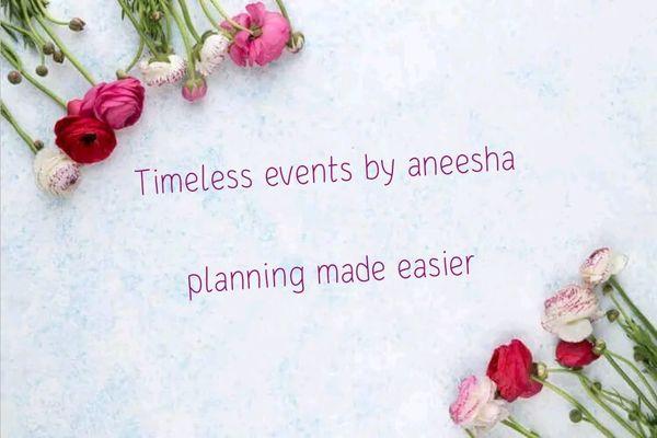 Timeless Events by Aneesha