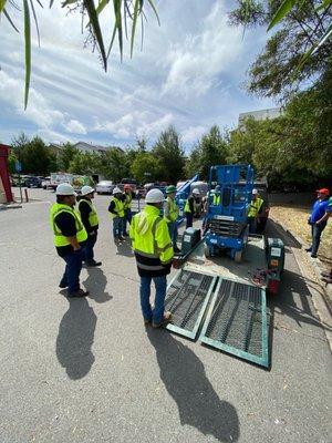 Rich trains the team for improving safety on the toughest jobs.