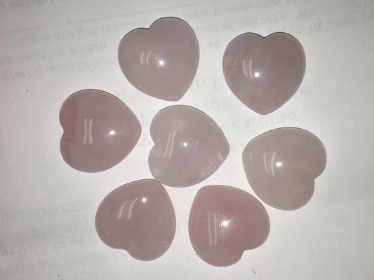 Rose quartz hearts