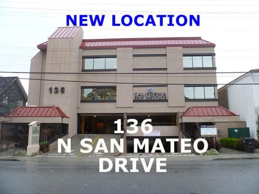 New Location:  136 N San Mateo Drive