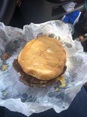 Double cheeseburger