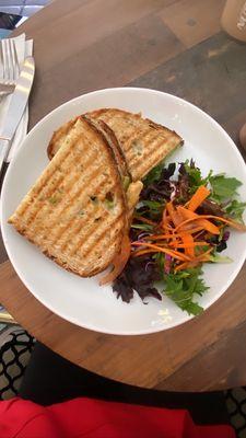 Chicken Avo Panini w/ side salad