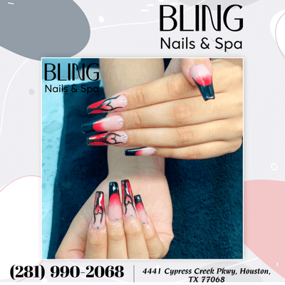 Treat yourself to a day of indulgence at Bling Nails & Spa, where every detail is designed to dazzle.