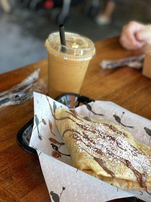 Cold brew & crepe