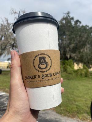 20 oz Teller (Cinnamon Roll Latte)