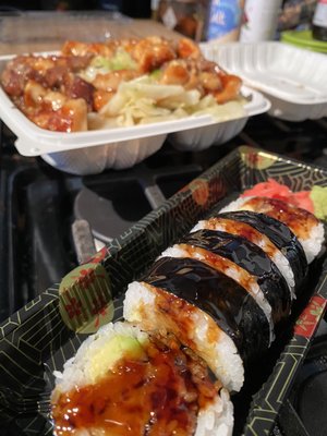 17. Steak and Chicken Hibachi Shrimp Tempura Roll