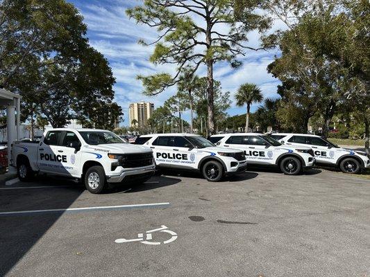 reflective FGCU Fleet installed