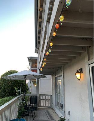 My porch in the process of decorating!