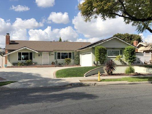 House is need of a new roof.