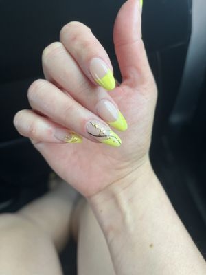 New set acrylic nails