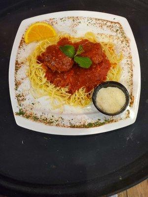 Today's Special 9.27.20 - Spaghetti with meatballs