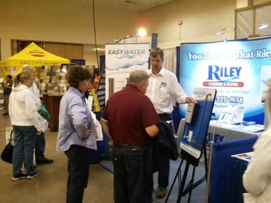 Talking about water at the CT Spring Home Show.