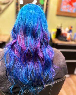 An Ombre of Cool Colors!