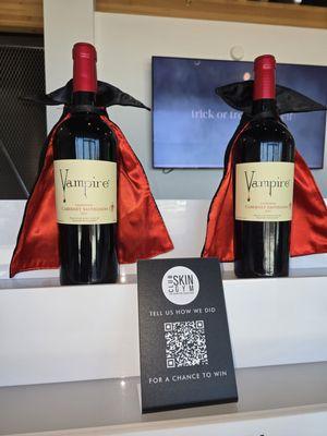 Get your vampire wine for Halloween!