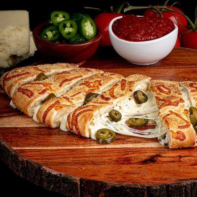 Jalepeno Stuffed Cheesy Bread 11