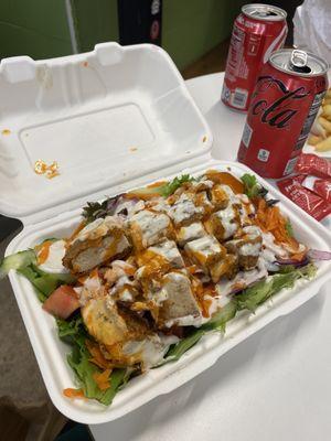 Buffalo chickn salad