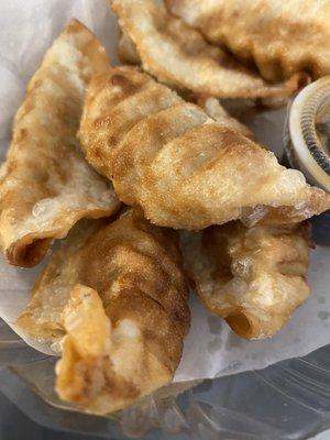 Yummy fried gyoza