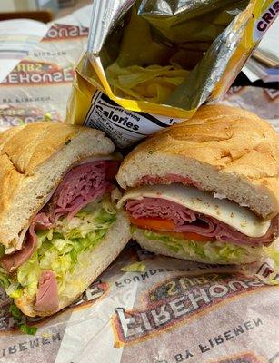 A great cold roast beef sub!