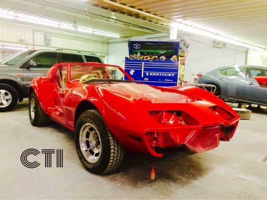 Classic corvette restoration