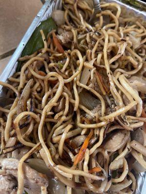 Chicken lo mein