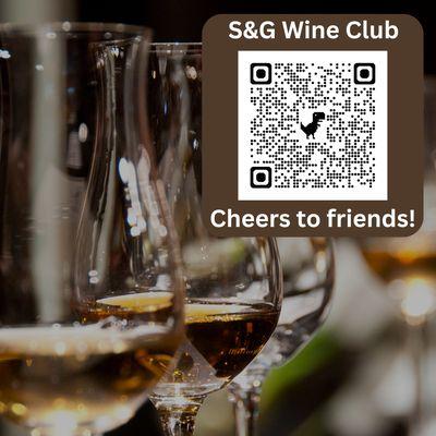 Join the club! Cheers to friends!