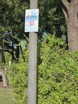 No smoking on library grounds