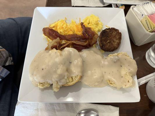 Biscuits and gravy combo $11.99