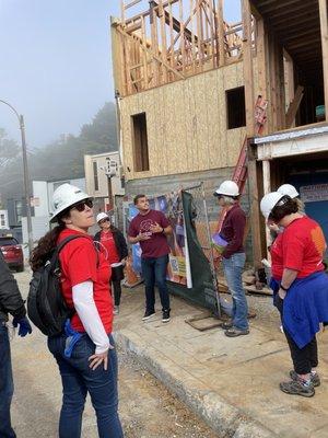 This "build' is in the GSF - greater San Francisco group. We will be working on 8 new homes in SF. We learn and help our community.