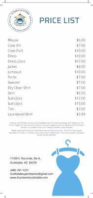 Our New Pricing!
 Under New Ownership!