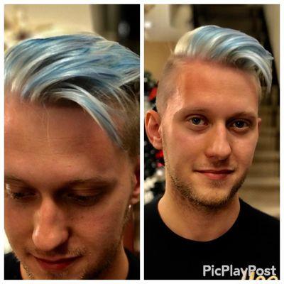 Icy Blue highlights by Barbara