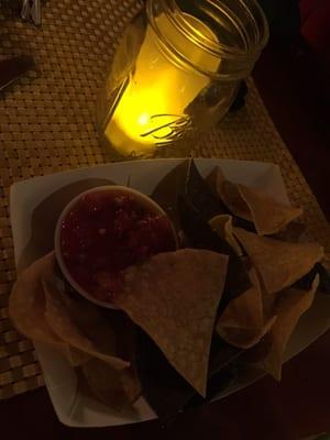 Chips and salsa while you wait