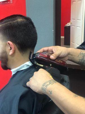 Walk-ins welcome all day
Appointments available 
Specials from Monday-Wednesday 
Men's haircuts  $12
Kids haircuts  $8