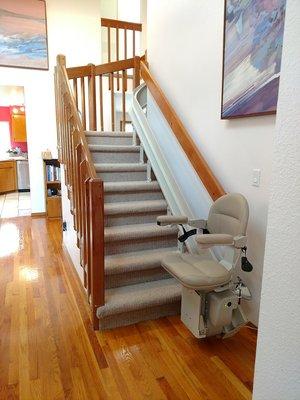 Curve Rail Stairlift - Portland, OR