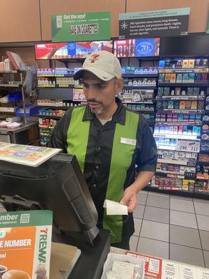 Rude & very unprofessional clerk "Ricky" at 7-Eleven (7285 Crestway Dr, San Antonio, TX 78239