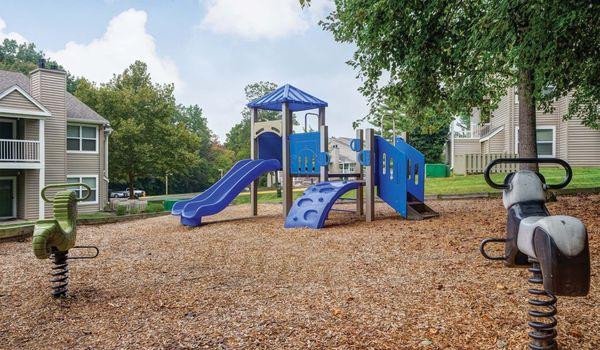 On-site children's playground for outdoor activity