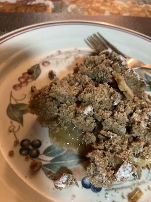 apple crumble( where  apple pie and coffee crumb marry) best of both worlds