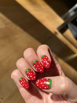 Strawberry design exactly what I wanted