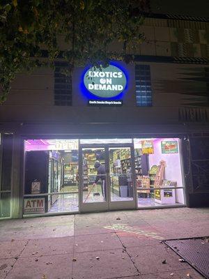 The store front of exotics on demand