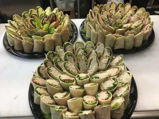 Delicious wrap platters!