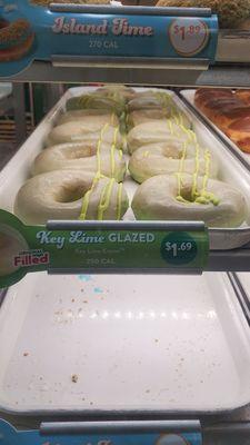 Key lime glazed