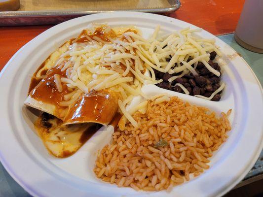 - Enchiladas Plate