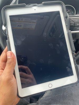 LCD broken on iPad