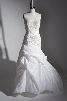 One of our custom wedding gowns.