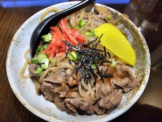 Mmmm beef,  but the Katsu dish is better