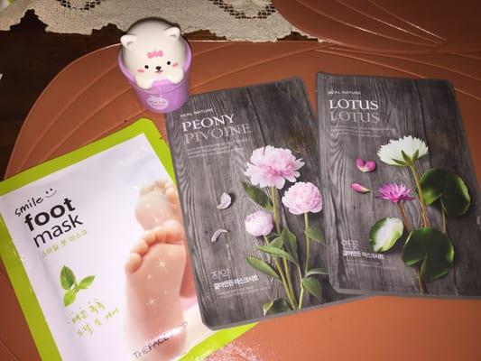 My hoard!  Can't wait to try the foot mask!