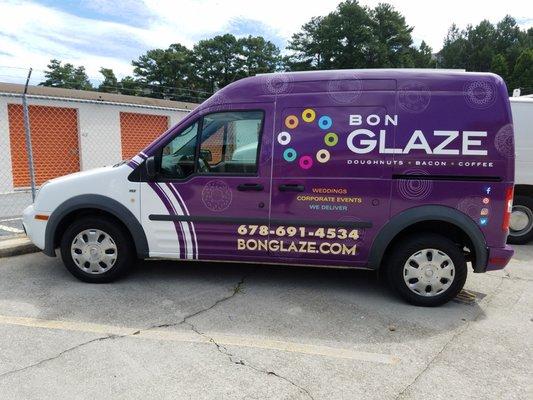 When BON GLAZE was searching for a vehicle wraps company in Atlanta GA, they called on  Kranken Signs Vehicle Wraps Atlanta GA