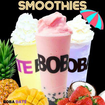 Boost your energy with a smoothie at from Boba Date, you can mix and match the  FRUITS!!!